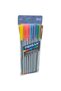 Triball Ballpoint Pen Colorful 8-Pack Vacuum-Packed, Light Green/Brown/Red/Blue/Bluegreen/Purple/Pink - 2