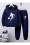Basketball Player Premium Sweatshirt & Sweatpants Set for Kids - 2-Piece Sports Set