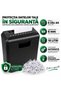 Document shredder, P-2 security level, 10 L basket, reverse function, automatic start, black - 2
