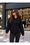 Women's Oysho Fabric Zippered Hooded Jacket Cty-Çtn-29876 - 2
