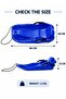 Double Sand & Snow Sled - Outdoor Plastic Skiing Board with Rope for Kids & Adults - Winter & Summer Fun - 6