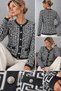 Women's Soft Yarn Detailed Jacket with Soft Button Detail - 2