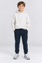Boy's Jogger Sweatpants Black Navy Blue Beige Gray Ak55010