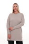 Knitwear Tunic with Cuff Buttons Knitwear Soft Tunic - 3
