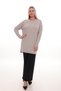 Knitwear Tunic with Cuff Buttons Knitwear Soft Tunic - 2