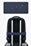 ®   Navy Blue Laptop Backpack, Notebook Bag with Computer-Protected Internal Compartment, Organizer Pocket - 2