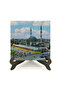 Taksim Mosque Image Printed Wooden Tabletop 10X10 1G-Taksimcamii1 - 2
