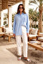 Pocket Tassel Detail Shirt 230307 Blue - 5