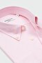 Bb Club Mike Oxford 100% Cotton Regular Fit Pink Button-Down Collar Men's Plain Shirt - 3