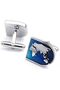 Bule World Map Shirts Cufflinks for Men - 2
