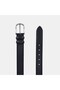 Men's Black Oval Buckle Leather Sports Belt - 2