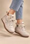 Terra Furry Hidden Heel Women's Sneakers Boots - 4