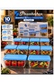 10 Pieces Snowbox Storage Container Small with Blue Lid 275 Cc H. Medium 420 Cc Large 1200 Cc Rectangular - 2
