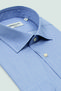 Bb Club Oscar Twill 100% Cotton Slim Fit Navy Blue Classic Collar Men's Striped Shirt
