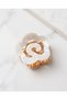 Plica Spiral Detailed Bone-Look Metal Buckle