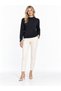 Half Fishneck Collar Cold Yarn Knitwear Kzak Trk15 - 2
