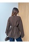 Women's Tie-Details Stand Collar Blouse - 5