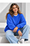 Women's Soft Crew Neck Patterned Knitwear Sweater - 2