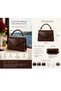 Women's 4-Piece Bag Set Shoulder Bag Handbag Crocodile Bag Wallet Gold Detailed Daily Stylish Combination - 2