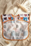 Woolyjoy Colorful Sheep Pattern Stain-Proof and Liquid-Proof Baby Food Bib with Pockets - Blw Compatible Sleeveless - 6