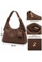 Women's 4-Piece Bag Set Shoulder Bag Handbag Crocodile Bag Wallet Gold Detailed Daily Stylish Combination - 8