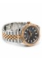 VANTAGE TRS2543 Men’s Analog Quartz Watch, Black Dial, Sapphire Glass, Date Display & Two-Tone Stainless Steel Bracelet - 3