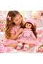 Girl Doll with Long Hair, Bow Dress, Knitted Hat & Boots, Realistic Baby Girl Doll Toy for Kids, Princess Doll with Tulle Skirt, Dress-Up Pretend Play Companion for Role Play & Gift - 3