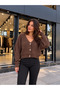 Women's Knitwear Buttoned V-Neck Cardigan Cty-Çtn-60683 - 2