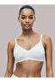 White Solid Cotton Non-Padded Comfort T-Shirt Bra