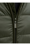 Olive Green JJEKINGSLEY Hooded Puffer Jacket with Zip Closure - 4