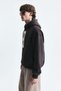 Number Printed Oversize Sweatshirt - 5