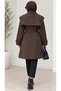 Belted Buttoned Seasonal Trench Coat - Bitter Brown / M0118 - 2