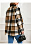 Plus Size Plaid Wrap Cardigan Coat - 5