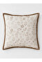 1-Piece Patterned Cushion Cover - 45X45Cm, Beige - 3