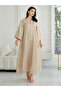 Beige Maxi Jalabiya Dress with Embellishments - 5