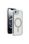 Apple iPhone 16E Joke Simli Magneticsafe Case - Silver