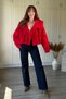 Padded Buttoned Stand Collar Trench Coat - 8