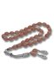 💎   Premium Shiny and Stylish Metal Tassel Clasp Amber Prayer Beads