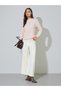 Light Pink Cable knit Regular Fit Sweater - 2
