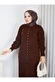 Women's Jacket Skirt Brown Knitwear Two-Piece Set Standard Size - 5