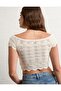 AE Off-the-Shoulder Cropped Sweater Tee - 4