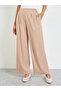 Khaki Wide-Leg Trousers - 2