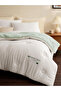 1-Piece Solid Comforter - Green, 150x200cm - 2