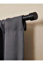 1-Piece Plain Black-Out Curtains, 132x274cm/40, Grey - 4