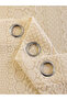 1-Piece Textured Non-Blackout Curtain, 140x260cm Beige - 6