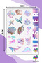 Hologram 4 Sheets Sticker, Decal, Diary, Agenda, Planner, Bullet, Journal, Scrapbook - 3