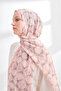 Floral Archive Grove Pattern Shawl - Powder - Gray