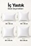 Bead Fiber Filled Inner Pillow Cushion - White - 8