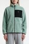 Women's Welsoft Plush Fleece Jacket with Full Zipper and 3 Pockets with Front Piece Detail - 3