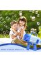 Bubble Gun Toy, 32 Hole Bubble Machine Rocket Launcher, Electric Automatic Bubble Mak - 6